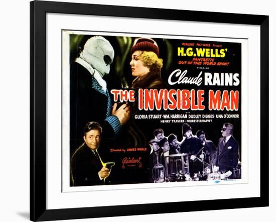 The Invisible Man, 1933-null-Framed Art Print