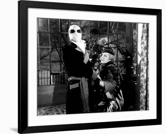 The Invisible Man, Claude Rains, Gloria Stuart, 1933-null-Framed Photo