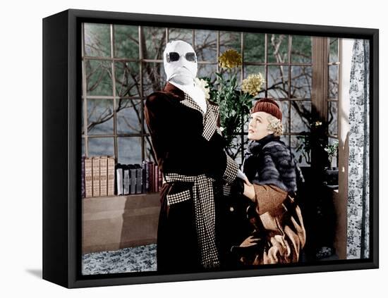 The Invisible Man, Claude Rains, Gloria Stuart, 1933-null-Framed Stretched Canvas