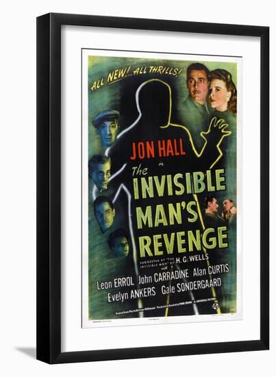 The Invisible Man's Revenge-null-Framed Art Print