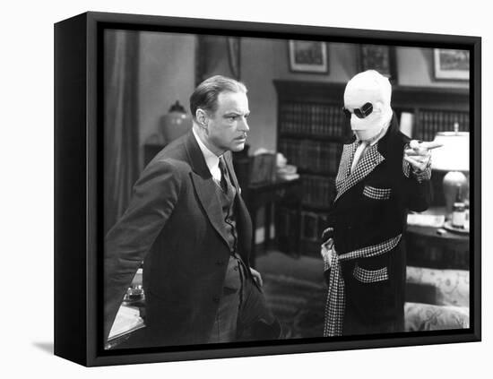 The Invisible Man, William Harrigan, Claude Rains, 1933-null-Framed Stretched Canvas