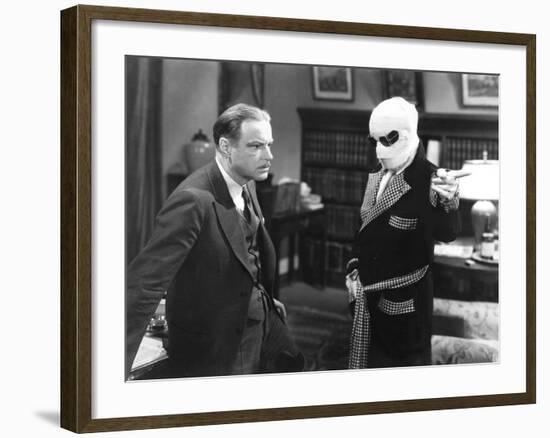 The Invisible Man, William Harrigan, Claude Rains, 1933-null-Framed Photo