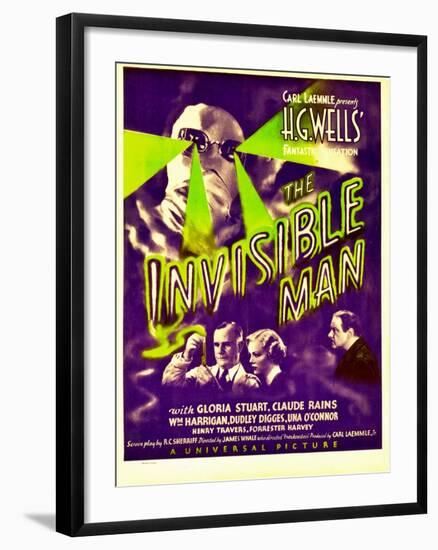 The Invisible Man-null-Framed Art Print