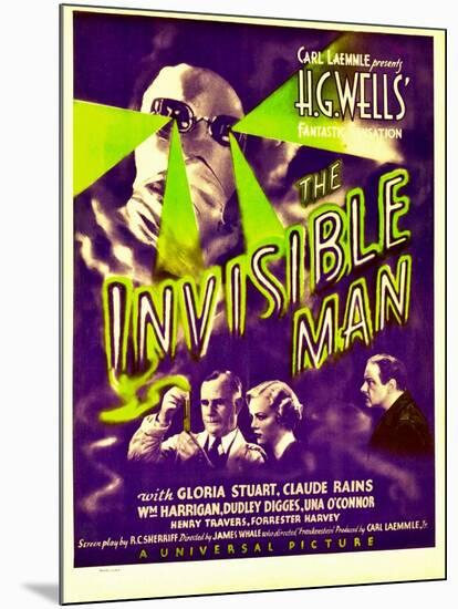 The Invisible Man-null-Mounted Art Print