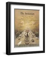 The Invitation-unknown Chiu-Framed Art Print