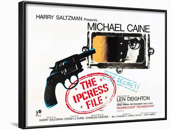 THE IPCRESS FILE, Michael Caine, 1965-null-Framed Art Print