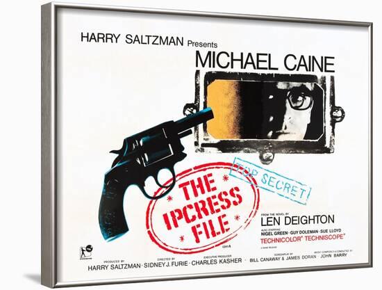 THE IPCRESS FILE, Michael Caine, 1965-null-Framed Art Print