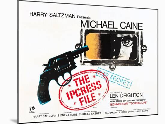 THE IPCRESS FILE, Michael Caine, 1965-null-Mounted Art Print