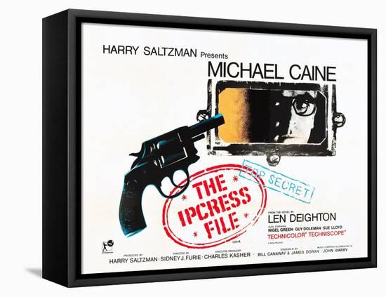 THE IPCRESS FILE, Michael Caine, 1965-null-Framed Stretched Canvas