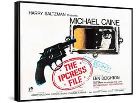 THE IPCRESS FILE, Michael Caine, 1965-null-Framed Stretched Canvas