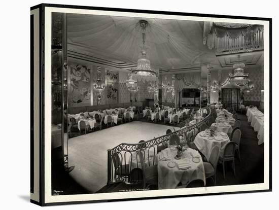 The Iridium Room at the Hotel St. Regis, 1937-Byron Company-Stretched Canvas