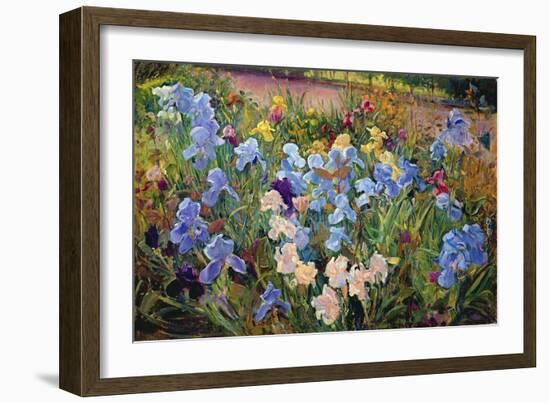 The Iris Bed, 1993-Timothy Easton-Framed Giclee Print