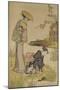 'The Iris Garden', c1784-Torii Kiyonaga-Mounted Giclee Print
