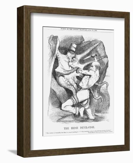 The Irish Devil-Fish, 1881-Joseph Swain-Framed Giclee Print