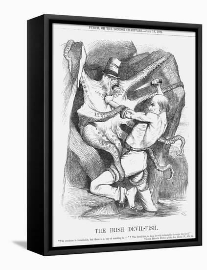 The Irish Devil-Fish, 1881-Joseph Swain-Framed Stretched Canvas