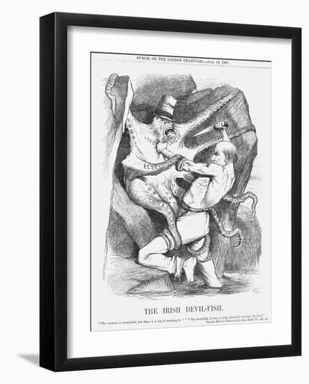 The Irish Devil-Fish, 1881-Joseph Swain-Framed Giclee Print