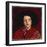 The Irish Girl, 1860-Ford Madox Brown-Framed Giclee Print