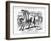 The Irish Horse and Master , 1885-John Tenniel-Framed Giclee Print