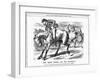 The Irish Horse and Master , 1885-John Tenniel-Framed Giclee Print