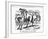 The Irish Horse and Master , 1885-John Tenniel-Framed Giclee Print