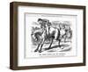 The Irish Horse and Master , 1885-John Tenniel-Framed Giclee Print