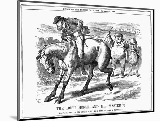 The Irish Horse and Master , 1885-John Tenniel-Mounted Giclee Print