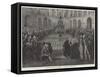 The Irish House of Commons, Ad 1790, College Green, Dublin-null-Framed Stretched Canvas