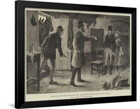 The Irish Land League Agitation, Mr Walter Burke Serving Writs on His Tenants-Aloysius O'Kelly-Framed Giclee Print