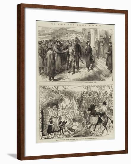 The Irish Land League Agitation-null-Framed Giclee Print