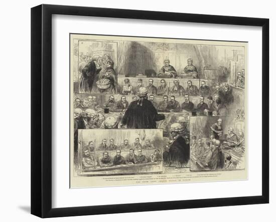 The Irish Land League Trials in Dublin-null-Framed Giclee Print