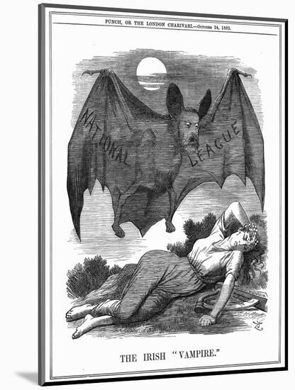 The Irish Vampire, 1885-John Tenniel-Mounted Giclee Print