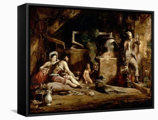 The Irish Whiskey Still, 1840-Sir David Wilkie-Framed Stretched Canvas