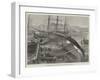 The Iron Clipper-Ship Eastminster, Capsized in London Docks-null-Framed Giclee Print