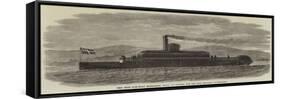 The Iron Gun-Boat Rangariri, Built at Sydney for the New Zealand Government-null-Framed Stretched Canvas