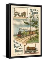 The Iron Horse Past and Present, C1900-null-Framed Stretched Canvas