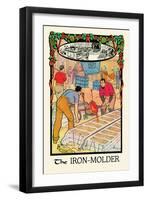 The Iron-Molder-H.o. Kennedy-Framed Art Print