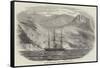 The Iron Screw Steam-Ship Manilla on Fire in Balaclava Roads-null-Framed Stretched Canvas