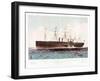The Iron Steam Ship 'Great Eastern' 22,500 Tons, Pub. Currier and Ives, C.1858-null-Framed Giclee Print