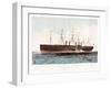 The Iron Steam Ship 'Great Eastern' 22,500 Tons, Pub. Currier and Ives, C.1858-null-Framed Giclee Print