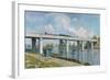 The Iron Track Bridge at Argenteuil; Pont Du Chemin De Fer a Argenteuil-Claude Monet-Framed Giclee Print