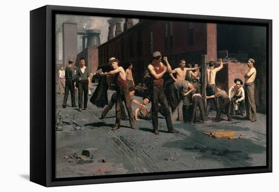 The Ironworkers at Noontime-Thomas Pollock Anshutz-Framed Stretched Canvas