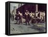 The Ironworkers' Noontime-Thomas Pollock Anshutz-Framed Stretched Canvas