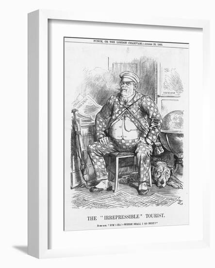 The Irrepressible Tourist, 1885-Joseph Swain-Framed Giclee Print