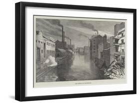 The Irwell at Manchester-Sir John Gilbert-Framed Giclee Print