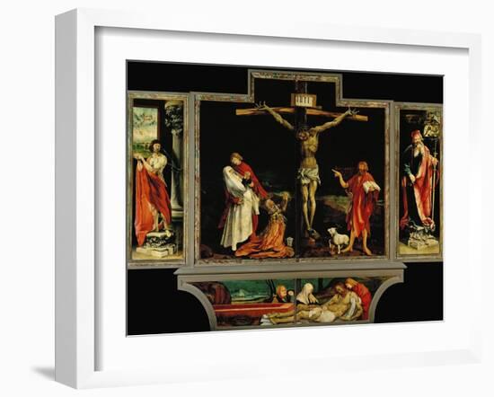 The Isenheim Altar, Closed, circa 1515-Matthias Grünewald-Framed Giclee Print