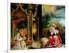 The Isenheim Altarpiece, Central Panel: Concert of Angels and Nativity, 1506-1515-Matthias Grünewald-Framed Giclee Print