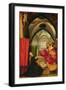 The Isenheim Altarpiece, Left Wing: Annunciation-Matthias Grünewald-Framed Giclee Print