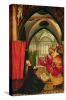 The Isenheim Altarpiece, Left Wing: Annunciation-Matthias Grünewald-Stretched Canvas