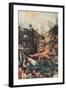 The Isenheim Altarpiece, Right Wing: the Temptation of Saint Anthony-Matthias Grünewald-Framed Giclee Print