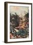 The Isenheim Altarpiece, Right Wing: the Temptation of Saint Anthony-Matthias Grünewald-Framed Giclee Print